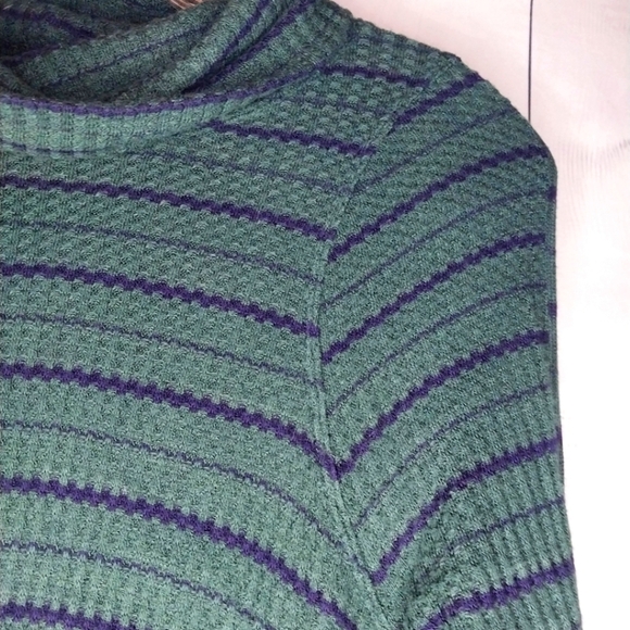 We The Free/ Free People Kristina Drippy Thermal Sweater With Raw Edges Size XS - Picture 11 of 13